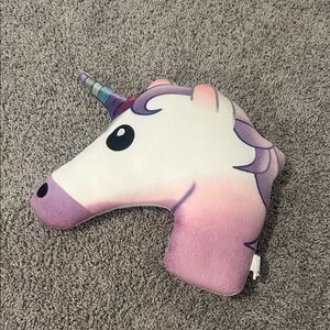 Unicorn Pillow Plush Toy - Pink and Purple